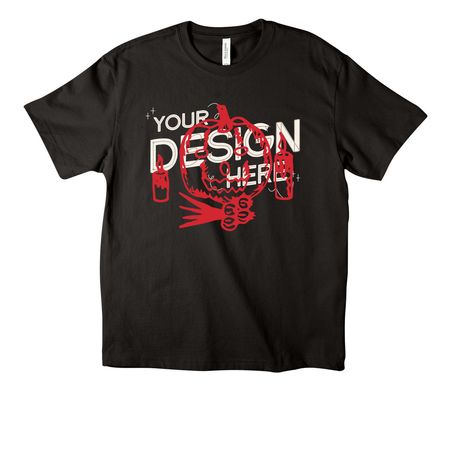 Tee for Halloween&nbsp;, a Black Unisex Heavyweight Tee