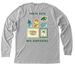 Theta Zeta Postcard ?, a Athletic Heather Premium Long Sleeve Tee (back-view)