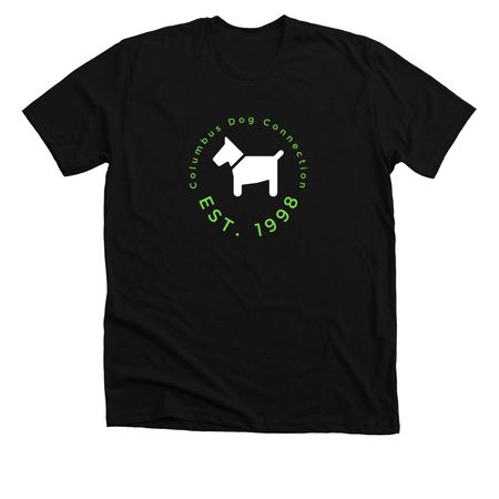 Columbus Dog Connection Fundraiser, a Solid Black Blend Premium Unisex Tee