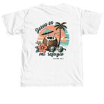 "Mi Refugio" Collection, a White Comfort Colors Unisex Tee (back-view)