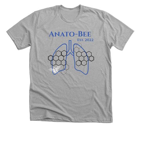 Anato-Bee Inspired Collection, a Athletic Heather Premium Unisex Tee