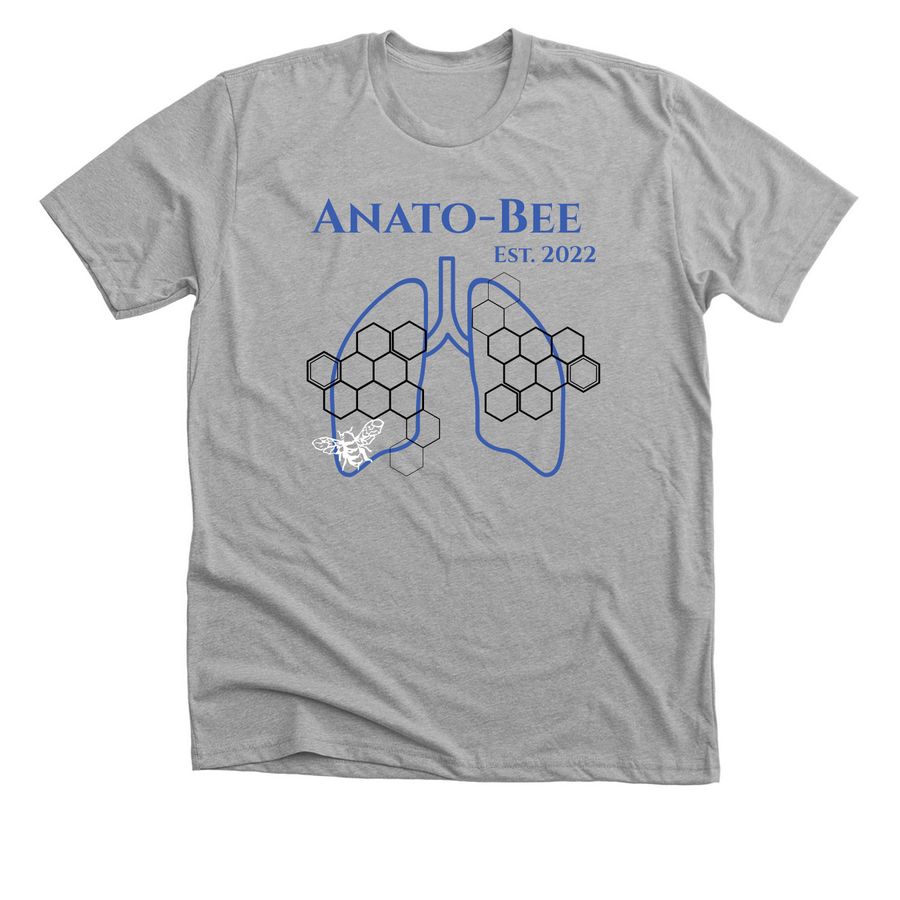 Anato-Bee Inspired Collection, a Athletic Heather Premium Unisex Tee