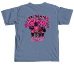 Lead Them To Glow DeniseD., a Blue Jean Comfort Colors Unisex Tee (back-view)