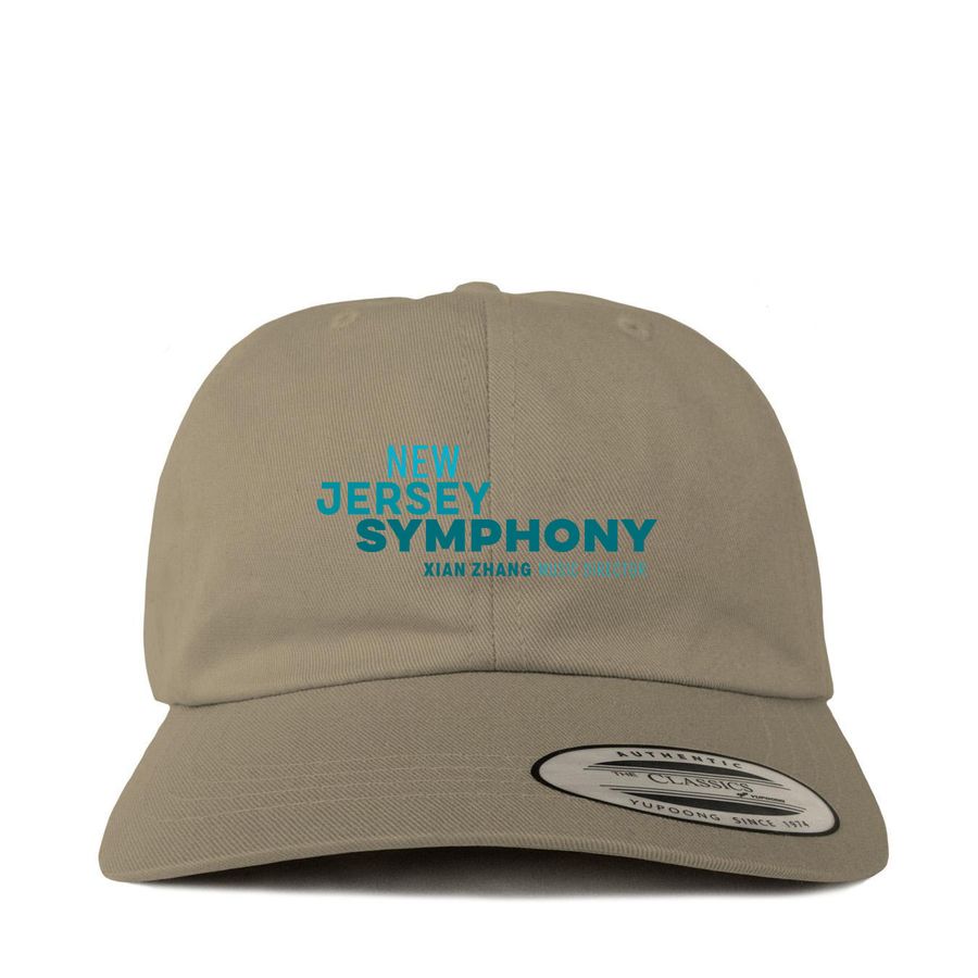 New Jersey Symphony Baseball Cap, a Khaki Printed Classic Baseball Cap