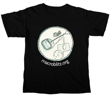 MacroBlitz!, a Black Comfort Colors Unisex Tee