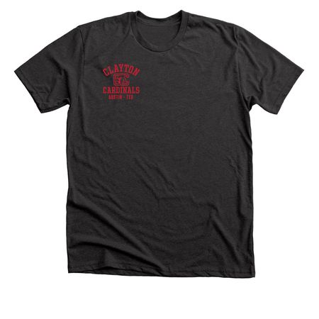 Class of 27 (see back), a Dark Grey Heather Premium Unisex Tee