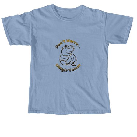 Don't Worry&nbsp;, a Washed Denim Comfort Colors Unisex Tee