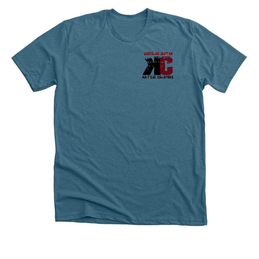 K.C shirt, a Heather Deep Teal Premium Unisex Tee