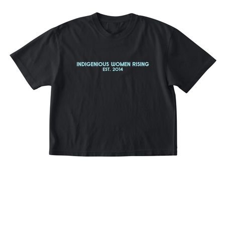 Indigenous Women Rising est. 2012, a Black Comfort Colors Boxy Tee