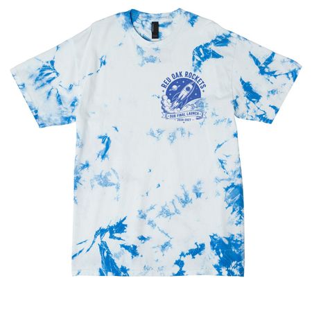 Blue Cosmos Our Final Launch, a True Royal Crystal Tie Dye Tee