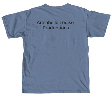 Annabelle Louise Productions, a Blue Jean Comfort Colors Unisex Tee (back-view)