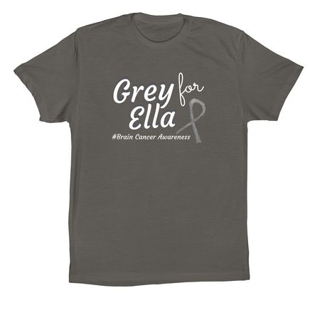 Grey For Ella Shirts, a Asphalt Premium Cotton Tee