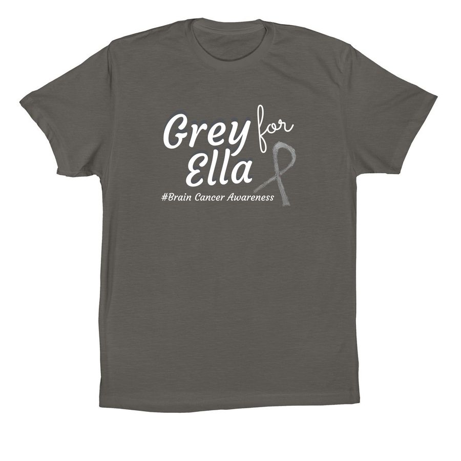 Grey For Ella Shirts, a Asphalt Premium Cotton Tee