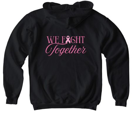 Team Heather - Front & Back Youth Hoodie, a Black Softstyle Youth Pullover Hoodie (back-view)