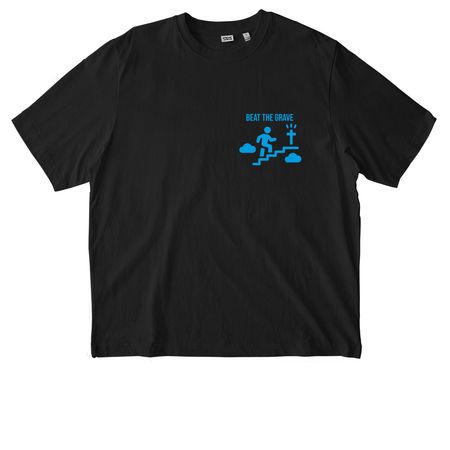 Not from this world, a Black Stanley/Stella Unisex Freestyler Heavyweight Tee