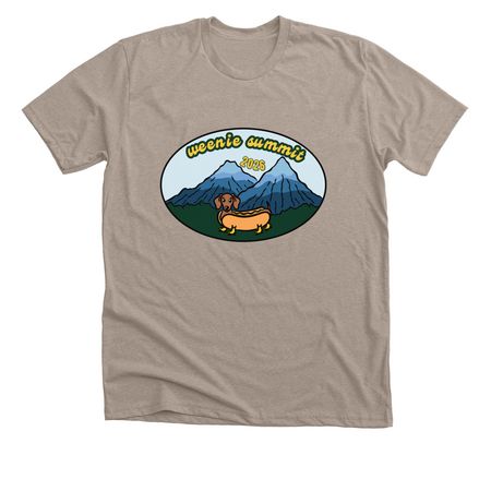Weenie Summit, a Heather Stone Premium Unisex Tee