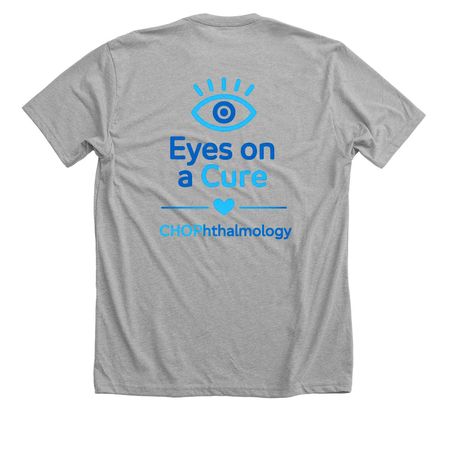 CHOPhthalmology Sickle Cell Walk, a Athletic Heather Premium Unisex Tee (back-view)
