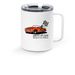 Owen's Pit Crew - Classic Car Travel Mug, a White Stainless Steel Travel Mug