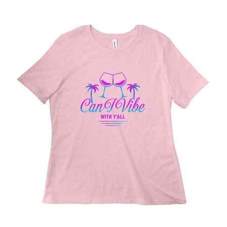The Viberz&nbsp;?, a Pink Women?s Relaxed Cotton Tee