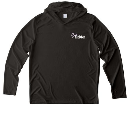 Niantic Strides Run Club, a Black UV Performance Long Sleeve Hoodie