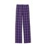 CdLS Foundation Pajama Pants, a Purple/ White Flannel Pajama Pant (back-view)