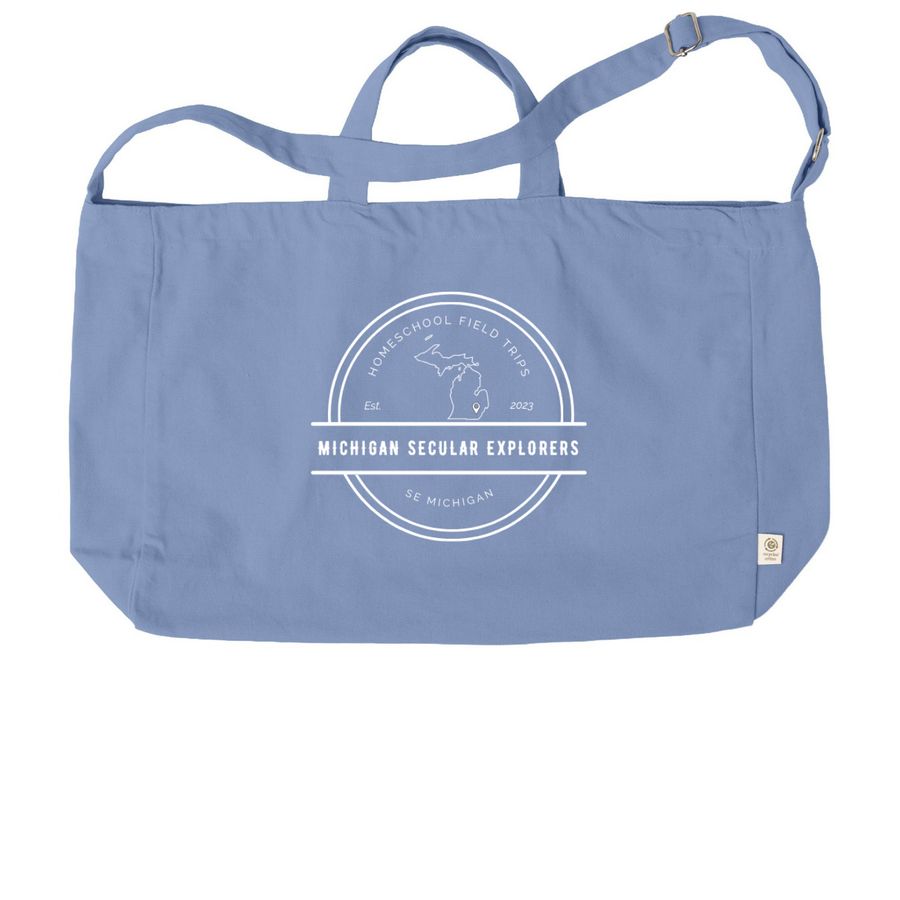 Michigan Secular Explorers QR Bag, a Elemental Blue Reclaimist G2G Tote Bag