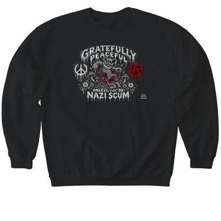 GPNS DESIGN, a Black Softstyle Crewneck Sweatshirt