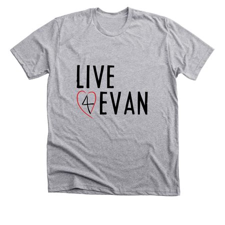 L4E Apparel, a Athletic Heather Premium Unisex Tee