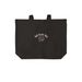 bad brain day tote, a Deep Black Cotton Canvas Tote Bag