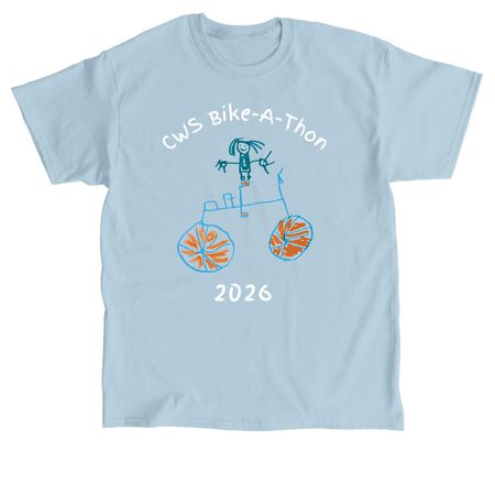 CWS Bike-A-Thon, a Light Blue Classic Unisex Tee