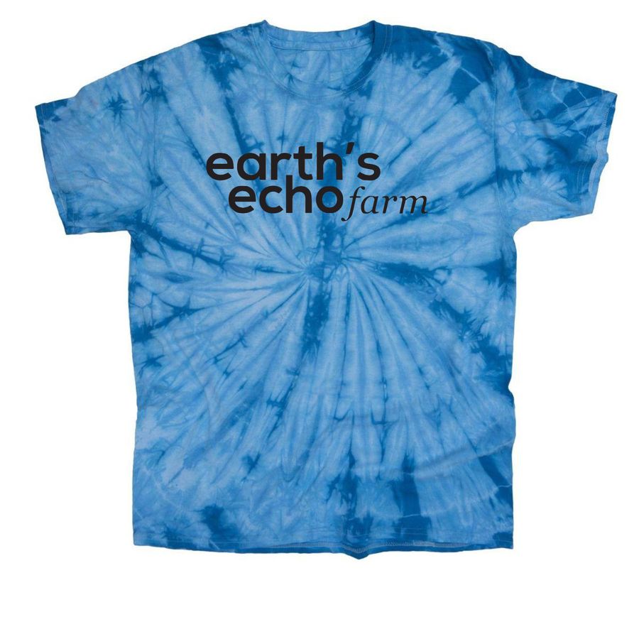 Earth's Echo Farm Shirts #2, a Baby Blue Classic Tie Dye Tee