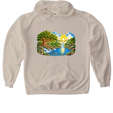 Life From the Tree | Full Color Collection, a Sand Gildan Softstyle Pullover Hoodie
