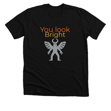 Bright Moth man, a Solid Black Blend Premium Unisex Tee