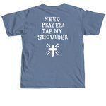 Halloween Evangelism, a Blue Jean Comfort Colors Unisex Tee (back-view)