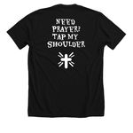 Halloween Evangelism, a Solid Black Blend Premium Unisex Tee (back-view)