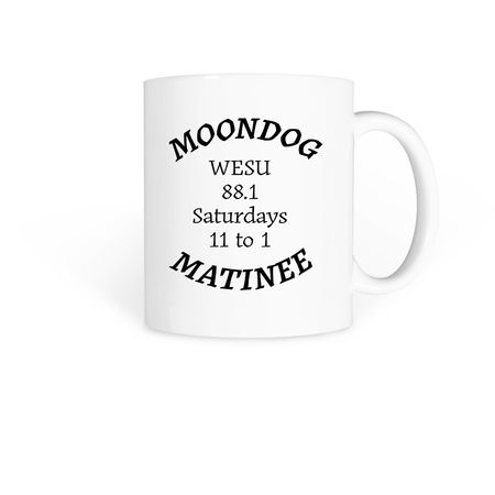 Moondog Matinee Mug, a White Coffee Mug