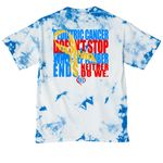 Pediatric Cancer Doesn't End in September, a True Royal Youth Crystal Tie Dye Tee (back-view)
