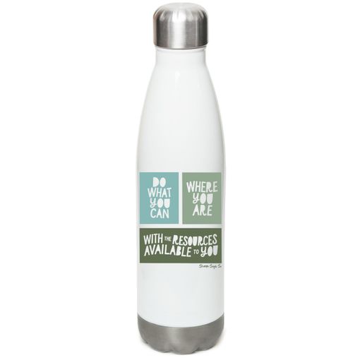 Do What You Can (Green) Stainless Steel Water Bottle