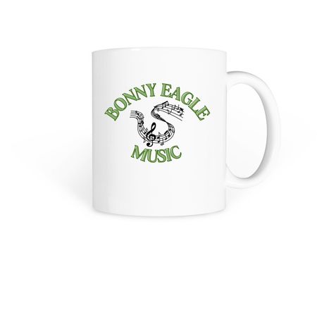 BE MUSIC MUGS, a White Coffee Mug