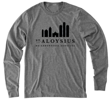 Neighborhood Services Volunteer Gear, a Aluminum Grey Allmade Eco Triblend Long Sleeve Tee