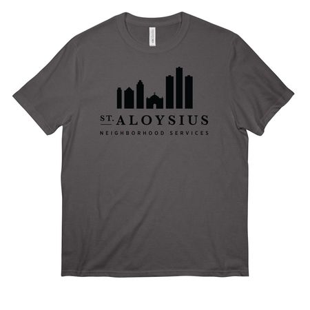 Neighborhood Services Volunteer Gear, a Grey Steel All-American Unisex Tee