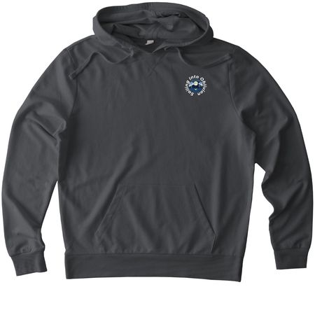 Full Moon Sail, a Terrain Grey Allmade Organic French Terry Pullover Hoodie
