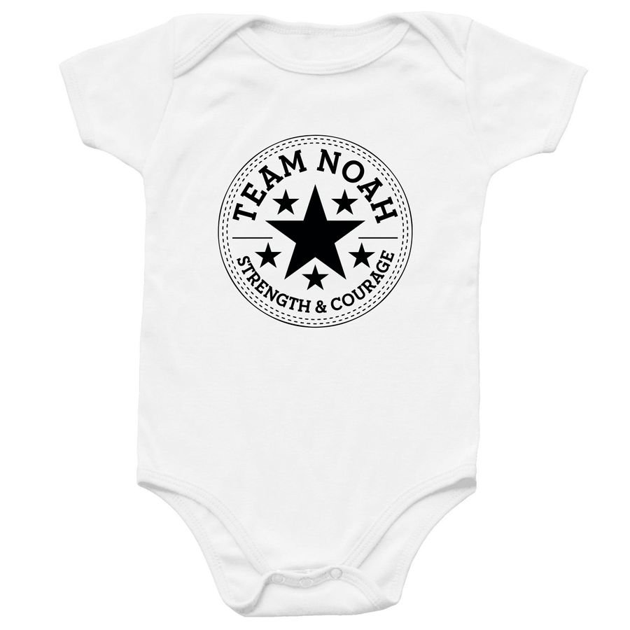 Team Noah, a White Infant Onesie