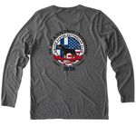 USRC 2026 IFR WORLD TEAM, a Aluminum Grey Allmade Eco Triblend Women?s Long Sleeve Tee (back-view)