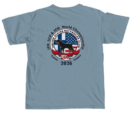 USRC 2026 IFR WORLD TEAM, a Ice Blue Comfort Colors Unisex Tee