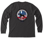 USRC 2026 IFR WORLD TEAM, a Dark Grey Heather Premium Long Sleeve Tee (back-view)