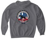 USRC 2026 IFR WORLD TEAM, a Charcoal Gildan Softstyle Pullover Hoodie (back-view)