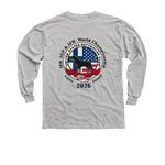 USRC 2026 IFR WORLD TEAM, a Sport Grey Youth Long Sleeve Tee (back-view)