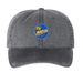 Niota Hats, a Black Printed Pigment Dye Baseball Cap