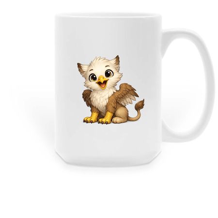Griffyn Morning, a White Large Coffee Mug